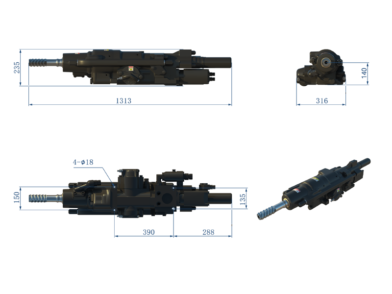 1838HE+液壓鑿巖機(jī) 1838HE+液壓鑿巖機(jī)