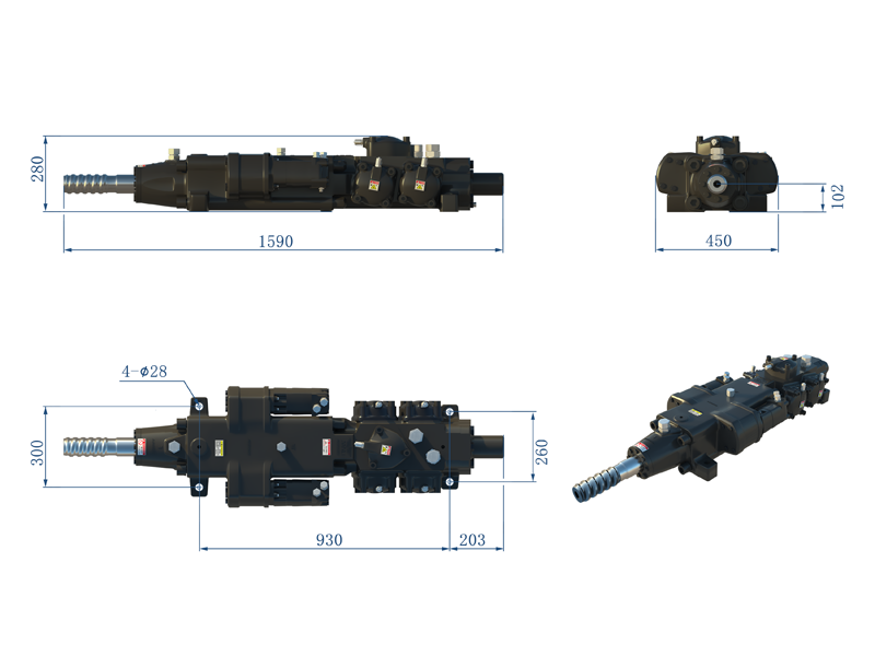 LD30S重型液壓鑿巖機 LD30S重型液壓鑿巖機